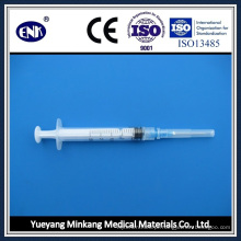 Seringas descartáveis ​​médicas, com agulha (2,5ml), Luer Lock, com Ce &amp; ISO Aprovado